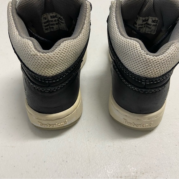 Timberland Infant Toddler Field Boots Grey Black Sz 7 Unisex Waterproof Boot Boy - Picture 9 of 10